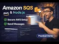 Amazon SQS Tutorial with Node js AWS SQS Hands-On Practical Send Receive Messages