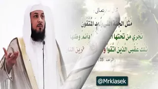 وصف الجنة بصوت العريفي نونية ابن القيم 