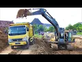 Download Lagu Excavator Trucks Digging Railway Underpass Construction