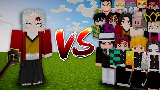 Old Yoriichi Tsugikuni vs All Demon Slayer Verse