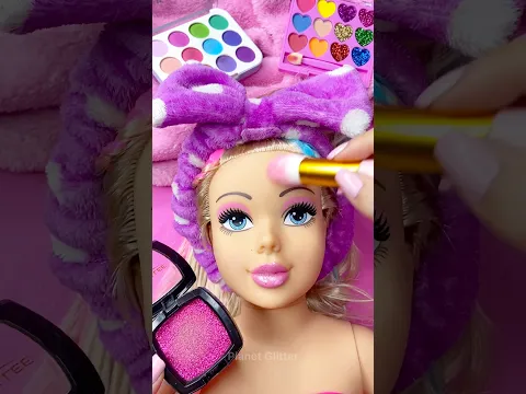 ASMR Satisfying with Unboxing & Review Makeup Set Pink blush Sounds Video