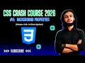Background Properties in CSS CSS Crash Course 2026