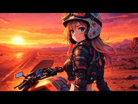Outrun Synthwave Desert Drive — Badlands Velocity | Cyberpunk Road Trip Mix (1 Hour)