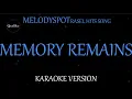 Lagu Memory Remains - Melodyspot (Karaoke Version by QraOke)