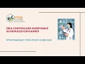 DEA Controlled Substance Schedules Explained - PTCB Pharmacy Tech Study Guide 2026