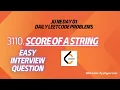 Leetcode - 3110 Score of a String easy JS Solution