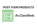Post Your Ecommerce Products As Classifieds