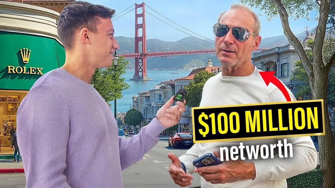 Outline Video I Asked San Francisco Millionaires How They Got Rich!