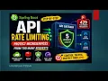 Java Spring Boot API Gateway Rate Limiting with Redis STOP API Abuse