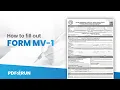 How to Fill Out Form -1 Georgia Vehicle Title Application Online PDFRun
