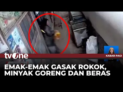 Emak-emak di Nganjuk Curi Bahan Pokok dari Toko Sembako