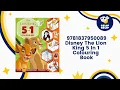 9781837950089 Disney The Lion King 5 In 1 Colouring Book With Over 60 Stickers