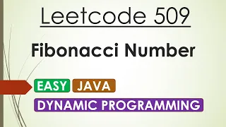 Leetcode 509 Fibonacci Number Java - Beats 100