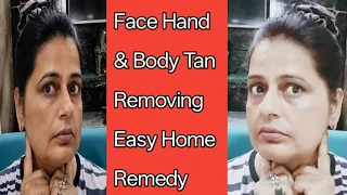 Kali neck face full body ki tanning ko ek baar mai door kare / गर्मी में झुलसी स्किन से छुटकारा पाएं