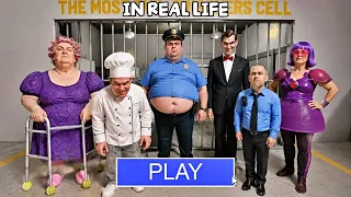 All Morphs In Real Life BARRY'S PRISON RUN OBBY: Papa Pizza, Grumpy Gran, Ani-Tron, Mr Funny