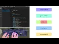 ASMR Programming - Rainbow Button Animations Hover Effects using Html CSS