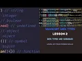 JavaScript Data Types and Variables Lesson 2