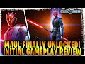 Maul Finally Unlocked God Tier With Lord Vader Fun With Mandalorians - Initial Gameplay Review
