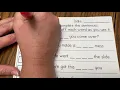 Sight Word Worksheets