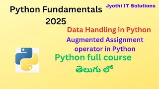 18 Augmented Assignment operator in Python 2025