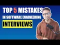 Top 5 Interview Mistakes to Avoid RIGHT NOW