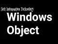 Windows Object