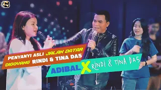 Download JALAN DATAR - ADIBAL Feat RINDI DA5 \u0026 TINA DA5   | LIVE MUSIC VERSION MP3