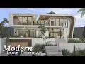 Bloxburg Modern Luxe Retreat Speedbuild Roblox Bloxburg