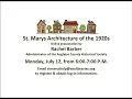 St Marys Architecture of the 1920s
