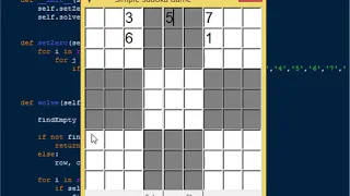 Simple Sudoku Game using Python Demo