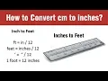 How to Convert Inches to Feet Convert inch to foot - Unit Conversion