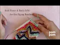 How to knit a knit front and back kfb increase - for our Zigzag Bandana or any pattern