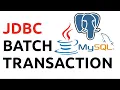 JDBC Batch Transactions - High Performance Java Persistence