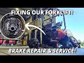 Fixing our Forklift Brake Repair Service Yale 35UX 3 5T Forklift