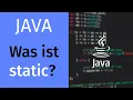 Static in Java einfach erklart