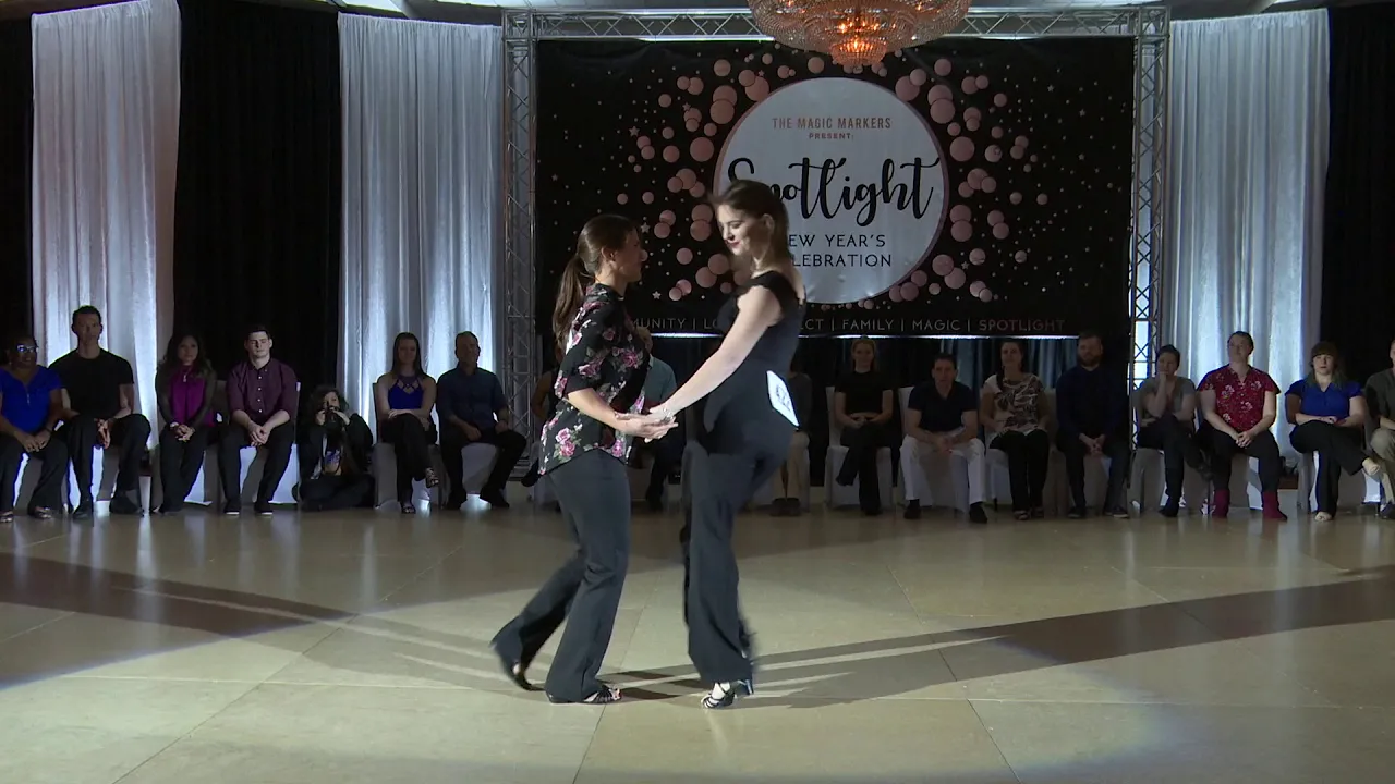 Spotlight New Years 2018 2019 Novice Jack & Jill Emily Wenger & Paige Sandness