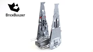 Lego Star Wars 75104 Kylo Ren’s Command Shuttle - Lego Speed Build