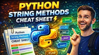 Python String Methods Cheat Sheet Master Strings in Minutes