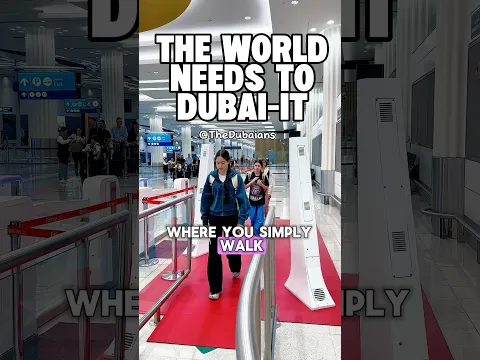 The world needs to DUBAI-IT: gateless, contactless, paperless AI managed passport control at DXB.