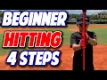 Coaching Beginner Baseball Basic Hitting 4 Easy Steps Pro Speed Baseball