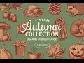 Vintage Autumn Illustrations Stock Graphics Download
