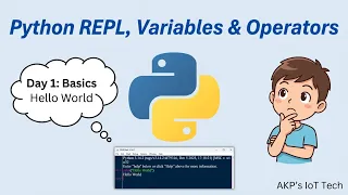 Python for Beginners REPL Variables Data Types - Day1