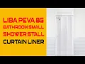 PEVA 8G Bathroom Small Shower Stall Curtain Liner