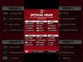 OFFICIAL DRAW AFC ASIAN CUP 2027 SAUDI ARABIA QUALIFIERS