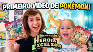 MEU PRIMEIRO VIDEO DE CARTAS POKEMON!!