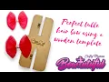 Perfect handmade tulle hair bow tutorial using a wooden template how to make hair bows