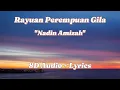 Download Lagu Rayuan Perempuan Gila - Nadin Amizah (8D Audio + Lirik)