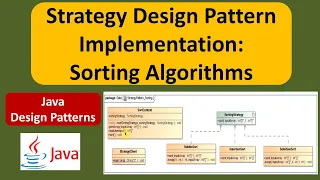 Strategy Design Pattern Implementation Sorting Algorithms