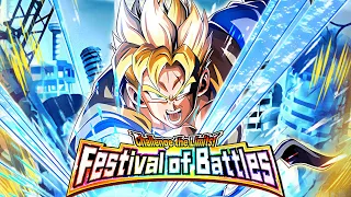 EZA LR FUTURE GOHAN TRUNKS VS FESTIVAL OF BATTLES Dragon Ball Z Dokkan Battle