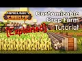 EXPLAINED Fully Expandable and Customizable Create Gantry Crop Farm Tutorial Create Mod